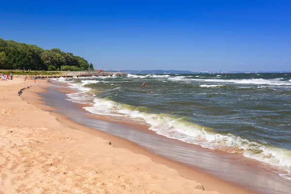 Praia do Mar Báltico no verão — Fotografia de Stock