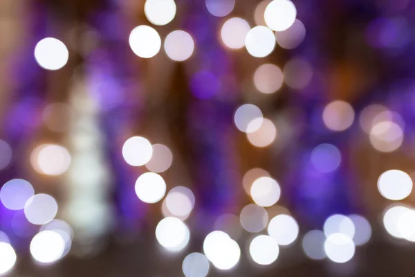 Luzes de Natal bokeh — Fotografia de Stock