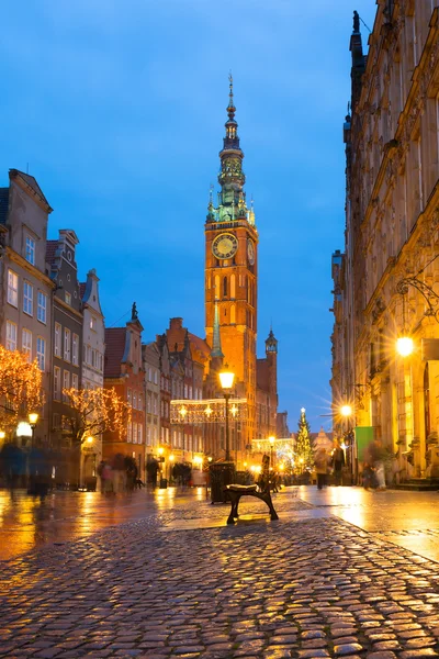 Cidade velha de arquitetura de Gdansk — Fotografia de Stock