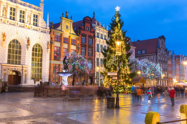 Cidade velha de arquitetura de Gdansk — Fotografia de Stock