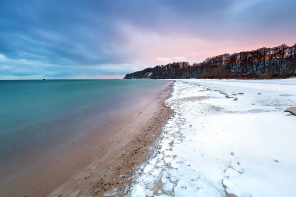 Télen a Balti-tenger, Lengyelország — Stock Fotó