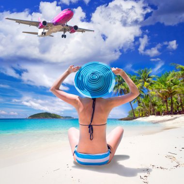 Güneş tatil tropikal plaj