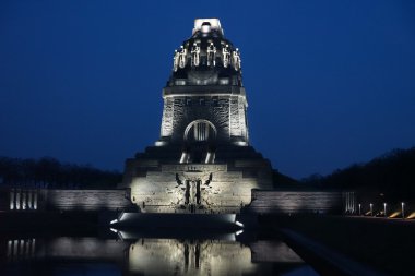 Voelkerschlachtdenkmal Leipzig, Saksonya