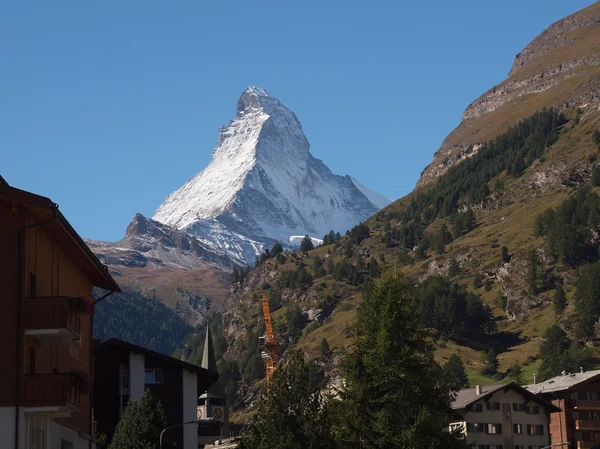 Matterhorn sobre zermatt —  Fotos de Stock