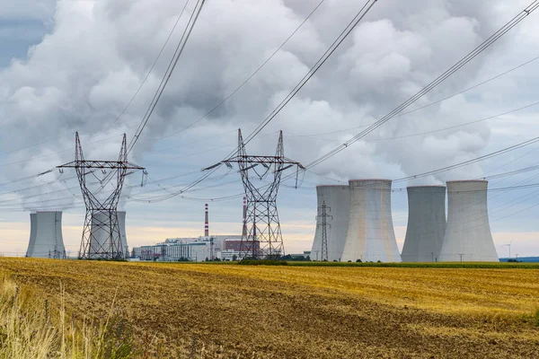 原子力発電所 Dukovany Vysocina Region Czech Republic — ストック写真
