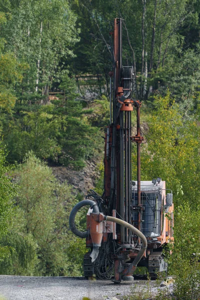 Drilling Machine Open Cast Mining Quarry Mining Industry — Stock Photo, Image