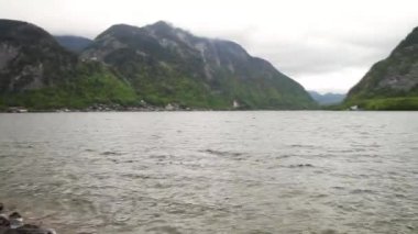 Avusturya, hallstattersee dağ gölü