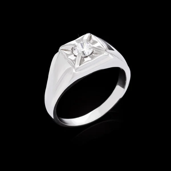 Ring van de diamant — Stockfoto