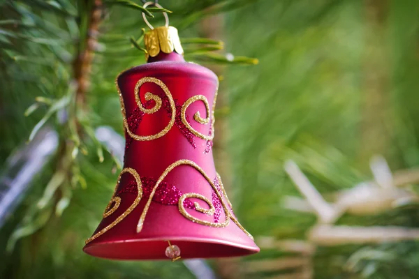 Christmas decoration on the tree — Stock Photo, Image