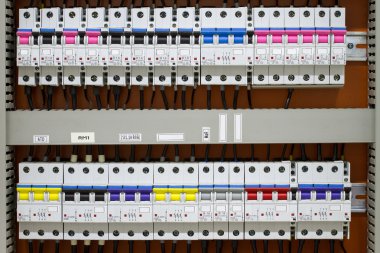 Denetim Masası ile statik enerji metre ve kesiciler - f
