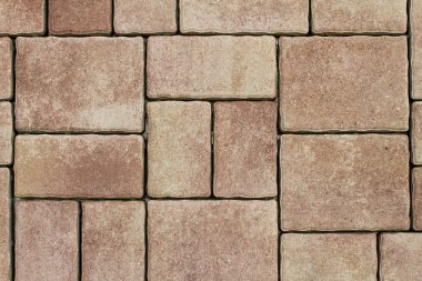 bir beton kaldırım döşeme ile detay