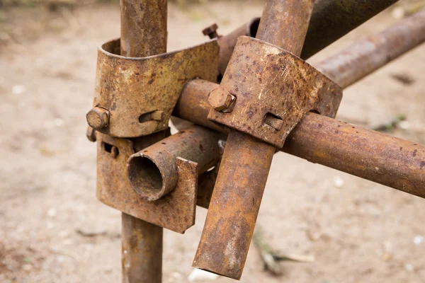 Detail alter Gerüste — Stockfoto