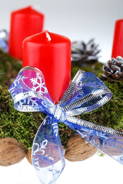 Advent wreath with candles for the Christmas time — Stock Photo, Image