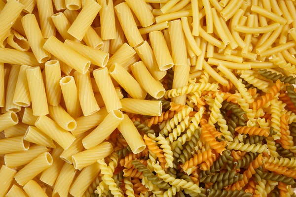 Diferentes tipos de pasta — Foto de Stock