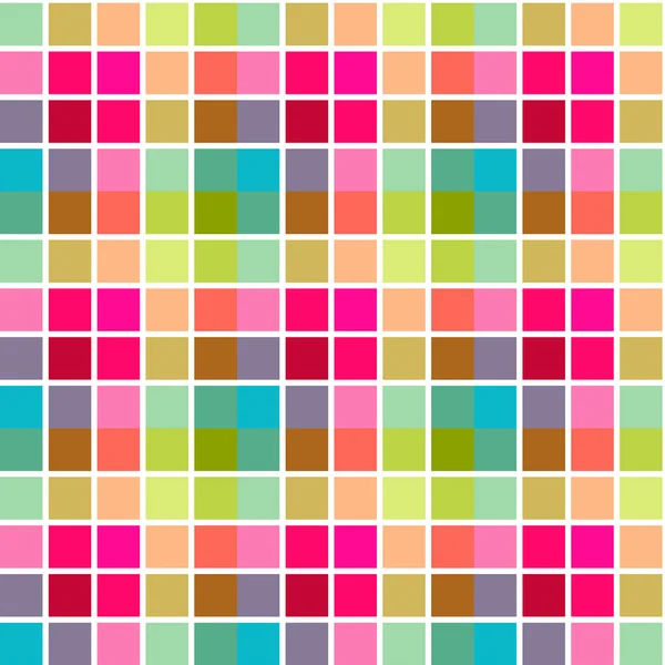 Plaid Background with colorful pink, blue and green stripes — Stock Photo, Image