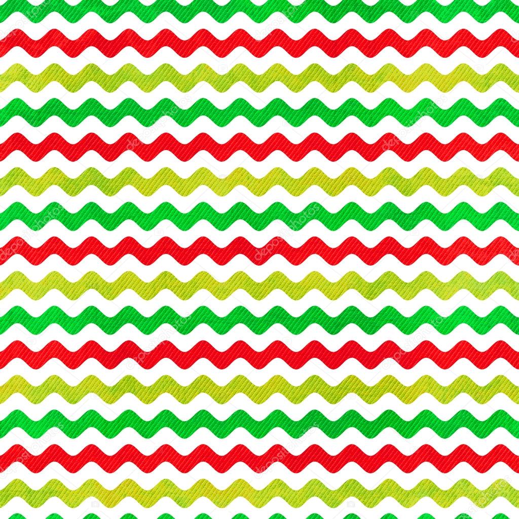 Colorful  Wavy Stripes Background 