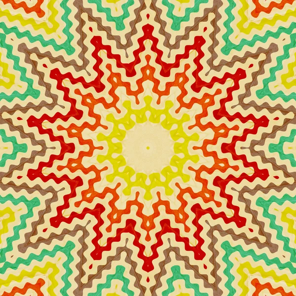 Tło z jasnym geometrycznej gwiazda, słońce — Zdjęcie stockowe