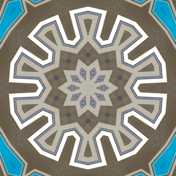 Azul, marrom, fundo abstrato branco — Fotografia de Stock