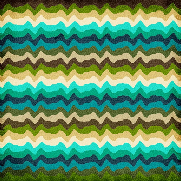 Fond rayures ondulées colorées — Photo