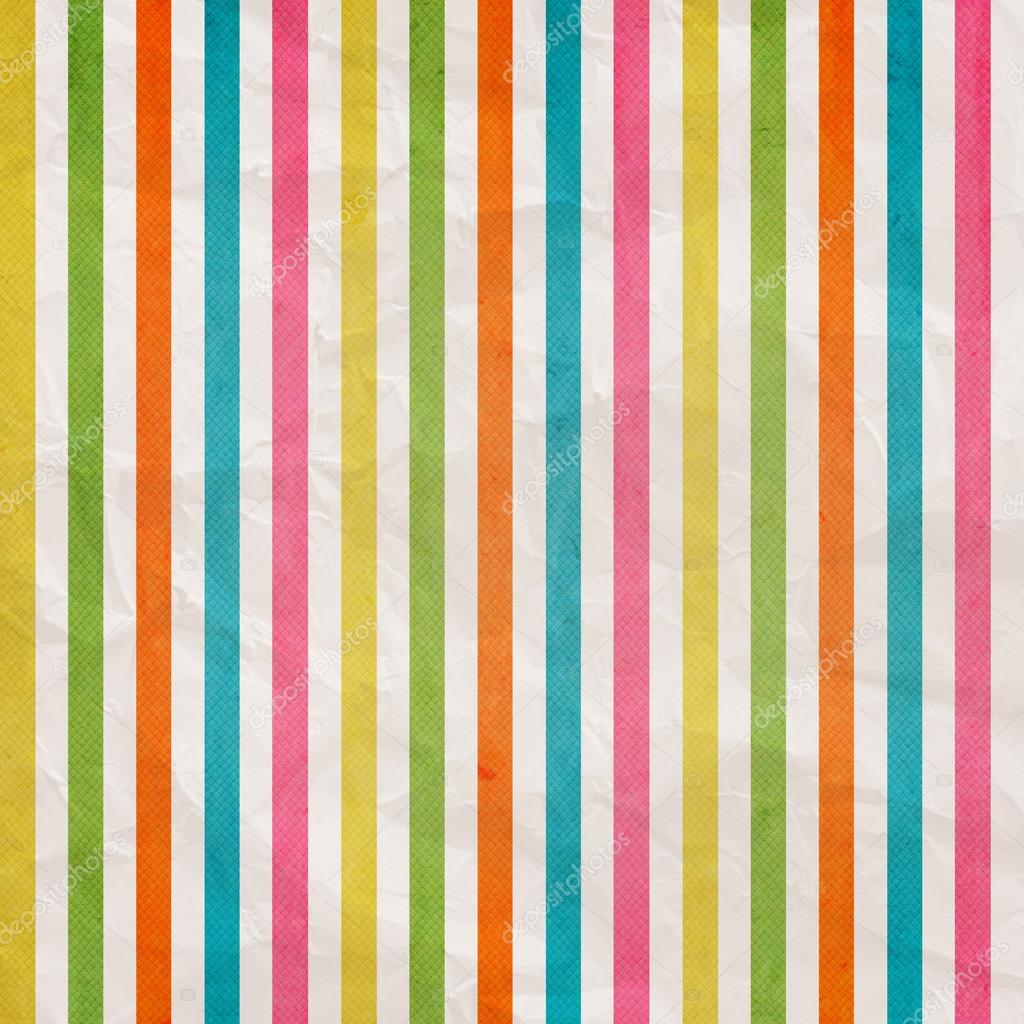 Retro stripe pattern - background with colored pink, cyan, yello
