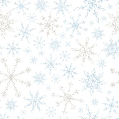 kesintisiz kar tanesi desen