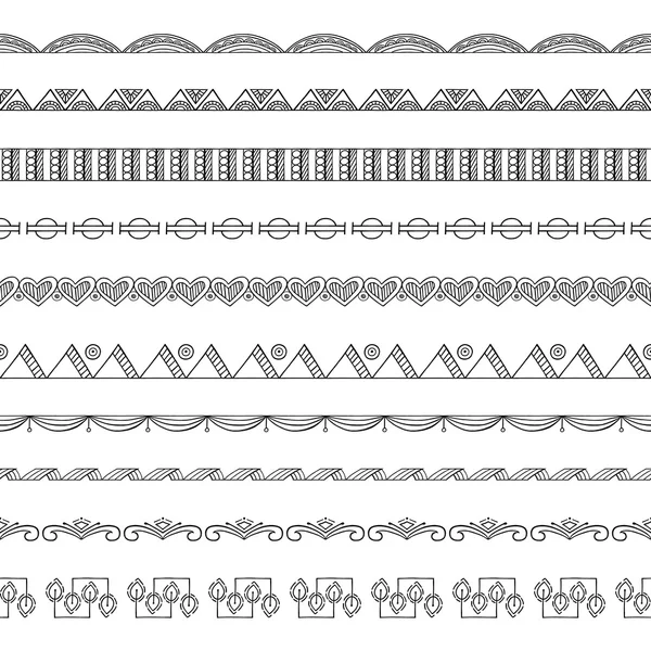 Sorunsuz Doodle kenarlık ve çerçeve öğeleri