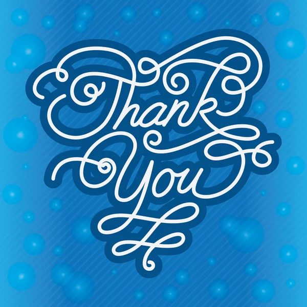 Thank you Background — Stock Vector