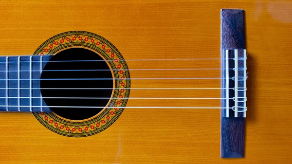 Classic guitar closeup — Stock Photo, Image