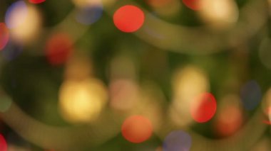 Ufuk yanıp sönen Noel ışıkları arka plan