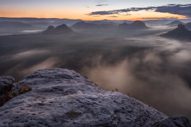 Sunrise kleiner winterberg, saxon gelen İsviçre