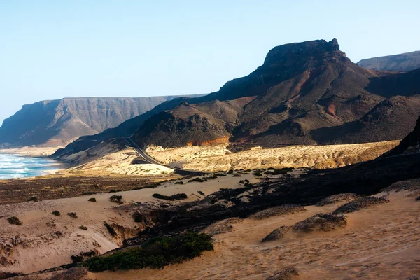 Cape Verde volkanik dağlar — Stok fotoğraf
