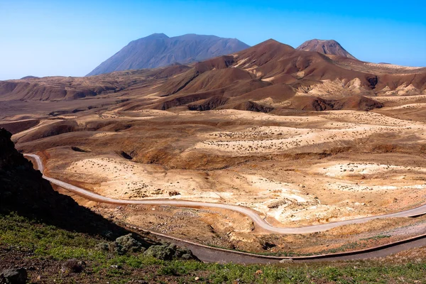 Topo da Coroa dağlar Santo Antao, Cape Verde — Stok fotoğraf