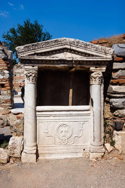 Architektur der Basilika des Heiligen Johannes in Selcuk — Stockfoto