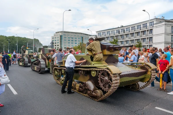 Tanks 7TP and Renault FT — Stock Photo, Image