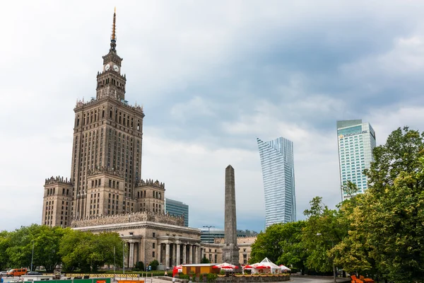 Panorama WARSAW avec Palais de la Culture et des Sciences — Photo