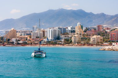 Benalmadena kasaba, İspanya