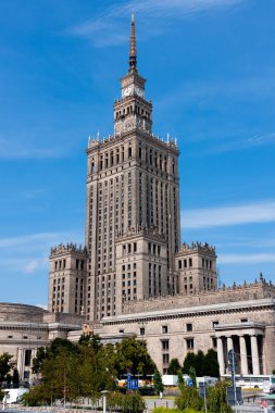Warsaw, Palace of Culture and Science, Poland clipart