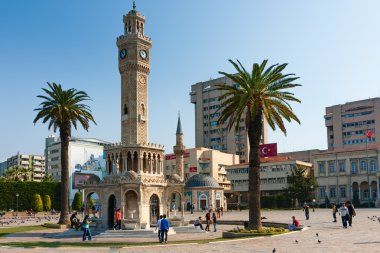 Konak Meydanı ve Saat Kulesi, Izmir şehir Türkiye'de