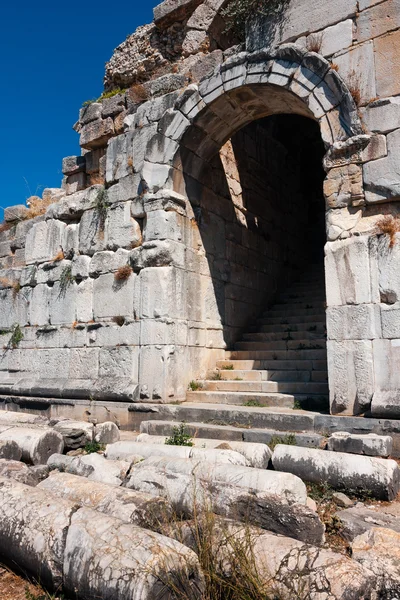 Miletus theater entrance — Stock Photo, Image