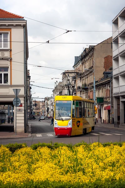 Tram urbano di Lodz — Foto Stock