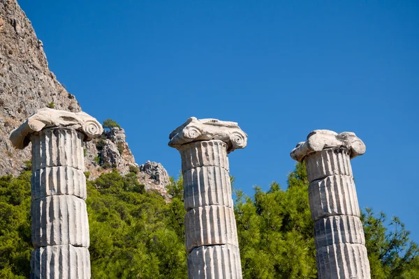 Tempio di Atena a Priene, Turchia — Foto Stock