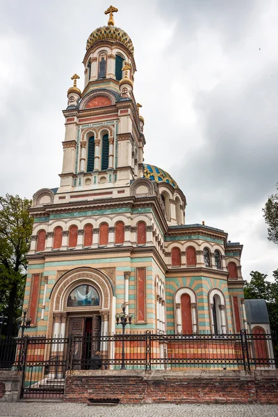 Catedral en Lodz City. Alexander Nevsky ortodoxo —  Fotos de Stock