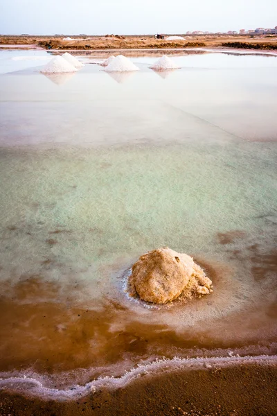 Salzteiche in cape verde, afrika — Stockfoto