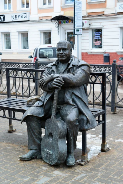 Tver, Rusia - 27 de febrero. 2016. El compositor del monumento Michael Krug —  Fotos de Stock