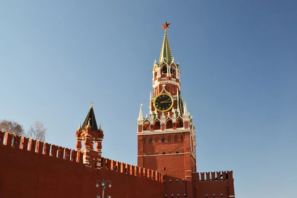 Spasskaja toren van Moskou Kremlin, Rusland — Stockfoto