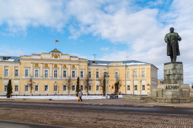 Tver, Rusya Federasyonu - 27 Şubat. 2016. 18. yüzyılda inşa Tver şehir, yönetim