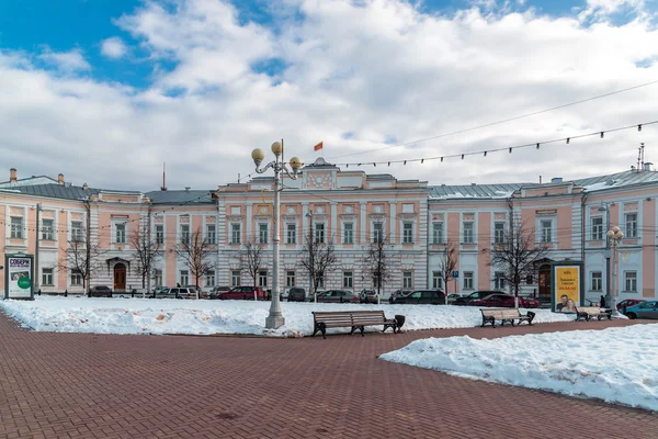 Tver, Federacja Rosyjska - 27 lutego. 2016. Duma miasto budynku na Sovetskaya Street — Zdjęcie stockowe