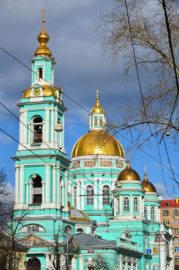 Epiphany Katedrali sokak Spartakovskaya Moskova, Rusya üzerinde