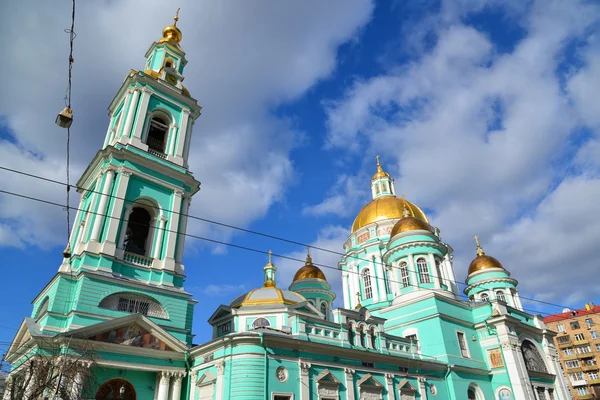 Epiphany kathedraal op straat Spartakovskaya in Moskou, Rusland — Stockfoto