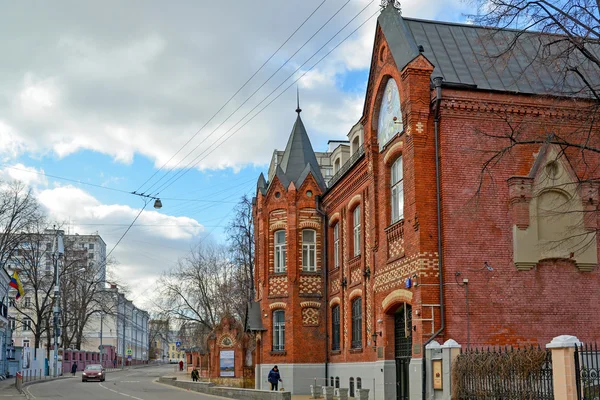 Moscú, Rusia - 14 de marzo de 2016. escuela estatal Andriaka acuarelas en Gorokhovsky Lane —  Fotos de Stock